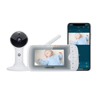 摩托罗拉双模智能宝宝婴儿监护器监控看护器监视器LUX64升级版 摄像头*1+看护屏