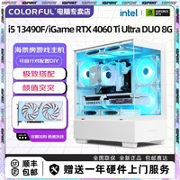 COLORFUL 七彩虹 Intel i5 13490F/13400F RTX4060TI电竞游戏电脑组装机