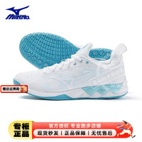 美津浓（MIZUNO）男鞋 23冬季WAVE LUMINOUS 2跑步鞋运动鞋稳定缓震透气拍球鞋 V1GA2120-66 39/250mm