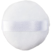 小知了 粉扑散粉专用立绒植绒气垫 5.5cm白色大号1个装