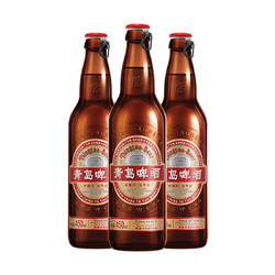 TSINGTAO 青岛啤酒 国潮9.6度450ml*12瓶 大瓶整箱装