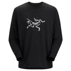 ARC‘TERYX 始祖鸟 Archaeopteryx Logo LS图案圆领透气长袖T恤衫