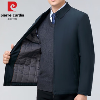 pierre cardin 皮尔·卡丹 男士休闲商务风加厚棉夹克