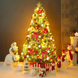 欧妮姿 松针树圣诞装饰品圣诞树套餐圣诞节商场学校场景布置 1.5米