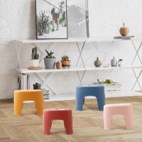 88VIP：CEO 希艺欧 北欧风塑料凳宝宝凳小矮凳换鞋凳加厚小板凳浴室凳颜色