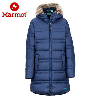 Marmot 土拨鼠 女童中长款羽绒服700蓬