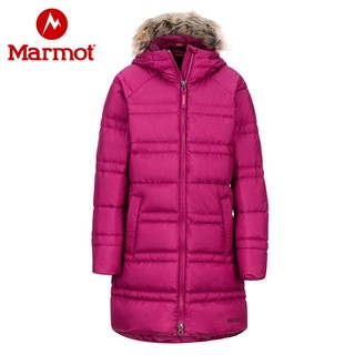 Marmot 土拨鼠 女童中长款羽绒服700蓬