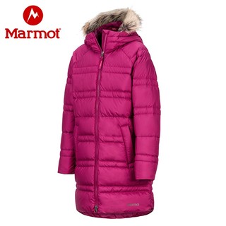 Marmot 土拨鼠 女童中长款羽绒服700蓬