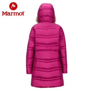 Marmot 土拨鼠 女童中长款羽绒服700蓬