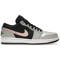 Jordan AIR JORDAN 正代系列 Air Jordan 1 Low 男子篮球鞋 553558-062 影子灰/黑粉 42.5