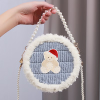 雅澜贝妮 手工编织包包diy毛线材料包手织包自制作礼物圣诞节送女友小圆包