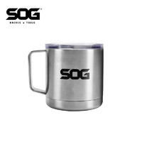 SOG 索格 美国SOG索格 304不锈钢马克杯 大容量咖啡杯子创意个性带盖饮水杯