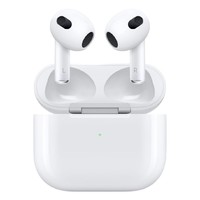 Apple 苹果 A+会员：AirPods 3 MagSafe充电盒版 半入耳式真无线蓝牙耳机 白色