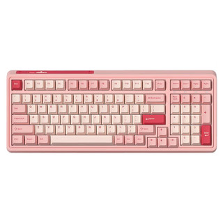 FL·ESPORTS 腹灵 CMK99-情人节系列有线/蓝牙/2.4G三模机械键盘 爱心轴 RGB灯光 无线键盘 办公游戏键