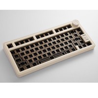硕臣 Tony tn75sr2客制化机械键盘套件VIA铝坨坨单模fr4定位板75%配列有线 奶白 无光版