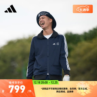 adidas阿迪达斯CLUBHAUS联名男冬季高尔夫运动夹克外套IT6869 学院藏青蓝 A/XS