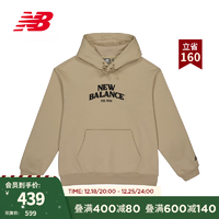 NEW BALANCE NB23男款初冬美拉德百搭休闲连帽卫衣 LBE NCD43071 L