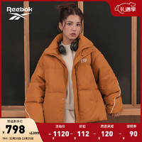 Reebok锐步女子经典时尚复古拼色梭织羽绒夹克 23FRC254WGBH A/M