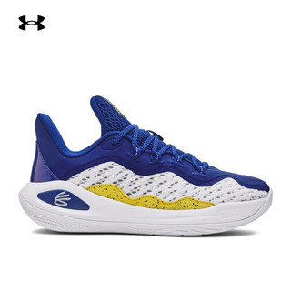 安德玛（UNDERARMOUR）秋冬库里Curry 11'DUB NATION'青少年运动篮球鞋3026619 蓝色100 39