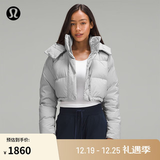 lululemon丨Wunder Puff 女士加短款羽绒外套 LW4CB8S 银滴色 6