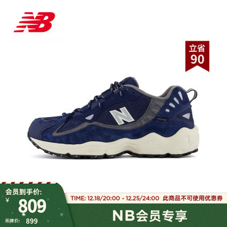 NEW BALANCE NB男鞋703系列经典复古太空鞋运动休闲轻便透气耐磨老爹鞋 深蓝色 ML703NCS 40.5(脚长25.5cm)