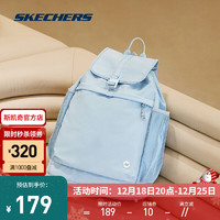 斯凯奇（Skechers）舒适休闲时尚双肩包P224U018 婴儿浅蓝/022G 均码