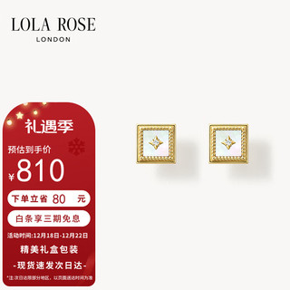 LOLA ROSE罗拉玫瑰画框复古耳钉耳坠耳饰女圣诞