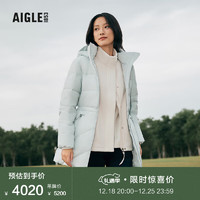 AIGLE艾高GTX WS防风加厚保暖WR防泼水鹅绒羽绒服女 冰透蓝 AN413 36