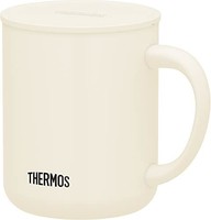 THERMOS 膳魔师 有劵的上，THERMOS 膳魔师 不锈钢真空保温杯 450ml 乳白色 JDG-451C MWH