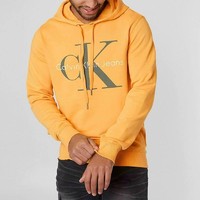 Calvin Klein Jeans 卡尔文·克莱恩牛仔 Calvin Klein/卡尔文克雷恩CK连帽衫纯色圆领长袖运动卫衣男集货