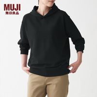 MUJI 無印良品 无印良品 紧密编织 毛圈棉 连帽卫衣男女通用 宽松百搭外穿