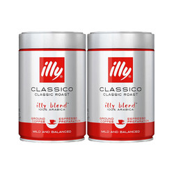 illy 意利 [2罐装] 意利(illy)中度烘培咖啡粉 250g/罐