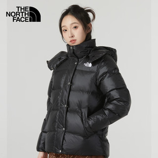 The North Face北面羽绒服女装秋冬户外防寒防风保暖宽松700蓬鹅绒夹克外套 JK3/黑色 2XL