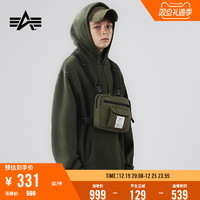 ALPHA INDUSTRIES 男装秋冬品牌logo刺绣潮流连帽卫衣3015LXH