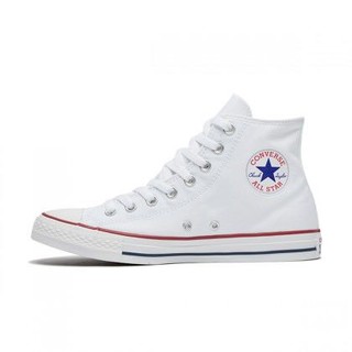 CONVERSE 匡威 Hi Top Chuck Taylor All Star 中性运动帆布鞋 101009C 白色 36.5