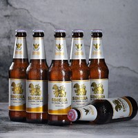 SINGHA 胜狮 泰国进口啤酒 大麦淡色拉格精酿330ml*6瓶