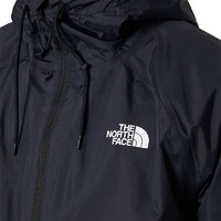 北面 美版男款防风透气连帽冲锋衣夹克 JK3-黑色 XL