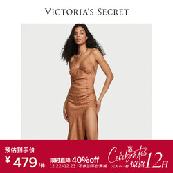 VICTORIA'S SECRET 维多利亚的秘密 ICON系列 缎面性感露背舒适睡裙