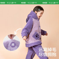 kocotree kk树 儿童法兰绒家居服套装