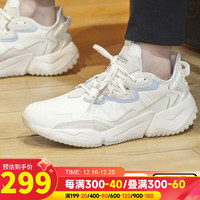 阿迪达斯 （adidas）男鞋23冬季鞋子运动鞋休闲低帮系带舒适透气减震运动鞋跑步 GX3829/米色 40.5