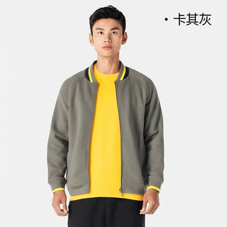 迪卡侬棒球服夹克秋季保暖运动卫衣上衣休闲校服外套-4974523