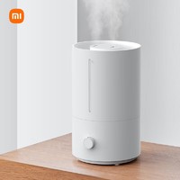 MI 小米 加湿器2卧室家用办公室桌面迷你低噪空气加湿银离子材料上加水4L大容量 MJJSQ06DY