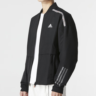 阿迪达斯 （adidas） 男装 2023户外跑步训练运动服防风透气舒适休闲梭织夹克外套 HM5161/ S