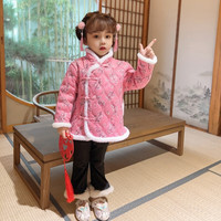 舒伊 儿童中国风拜年保暖棉服
