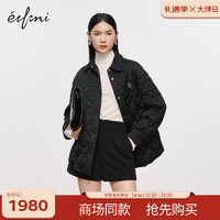 伊芙丽（eifini）伊芙丽羽绒服ZEA285191 黑色 155/80A/S