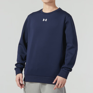 安德玛（Under Armour）春秋卫衣男 加厚保暖运动服吸湿快干圆领套头衫卫衣男 409 L 175