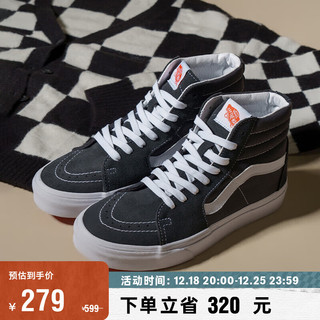 VANS 范斯 深灰色男女鞋板鞋 深灰色 34.5