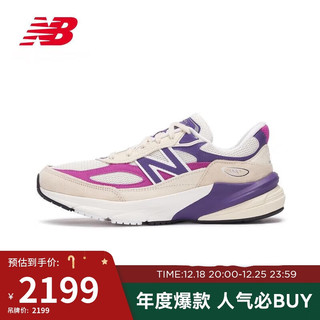 NEW BALANCE 23年男鞋女鞋990V6系列复古美产运动休闲鞋U990TD6 42