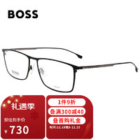 HUGO BOSS 吴尊同款近视眼镜框男女光学可配商务镜框轻质钛架0976 003 57MM