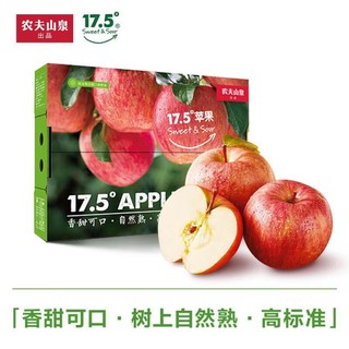 农夫山泉 苹果 17.5度苹果 新鲜水果 圣诞节平安果 稀缺果11枚 XJ级果径97±4mm